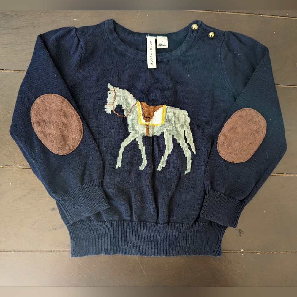 Navy sweater Janie and Jack